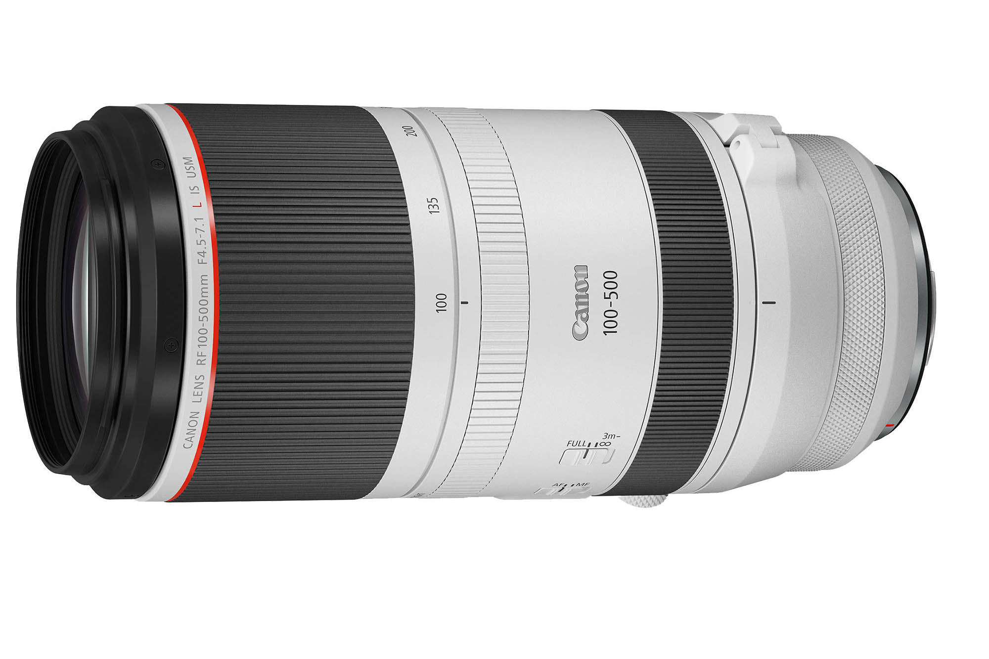 เลนส์เทเลซูมของแคนนอน RF 100-500 mm f/4.5-7.1 L IS USM